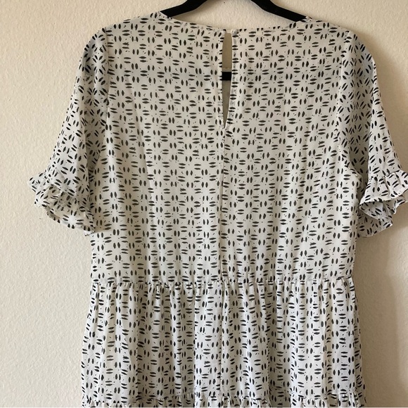 JODIFL Wander Cream Patterned Mini Dress | New No Tags | Size M - Picture 11 of 13